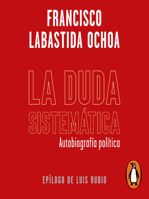 Title details for La duda sistemática by Francisco Labastida Ochoa - Available